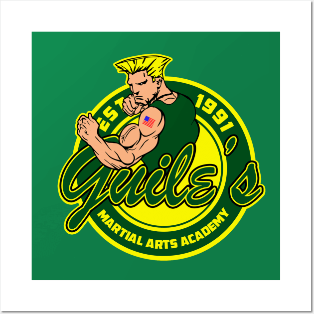 Guile's martial arts academy Wall Art by carloj1956